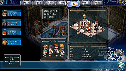 The Legend of Heroes: Trails in the Sky SC Troubleshooting section Screenshot 6A